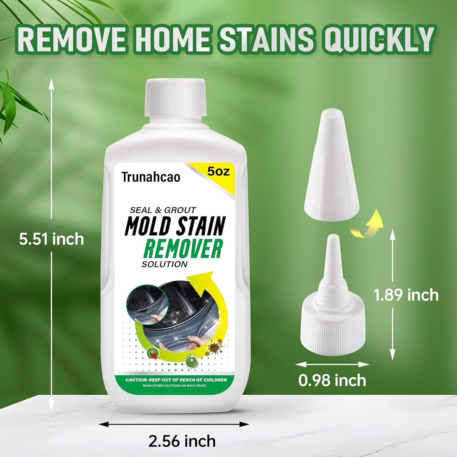 Gentle Yet Powerful Stain Remover Gel, 5 Fl Oz – Ultimate Home Cleaning Solution