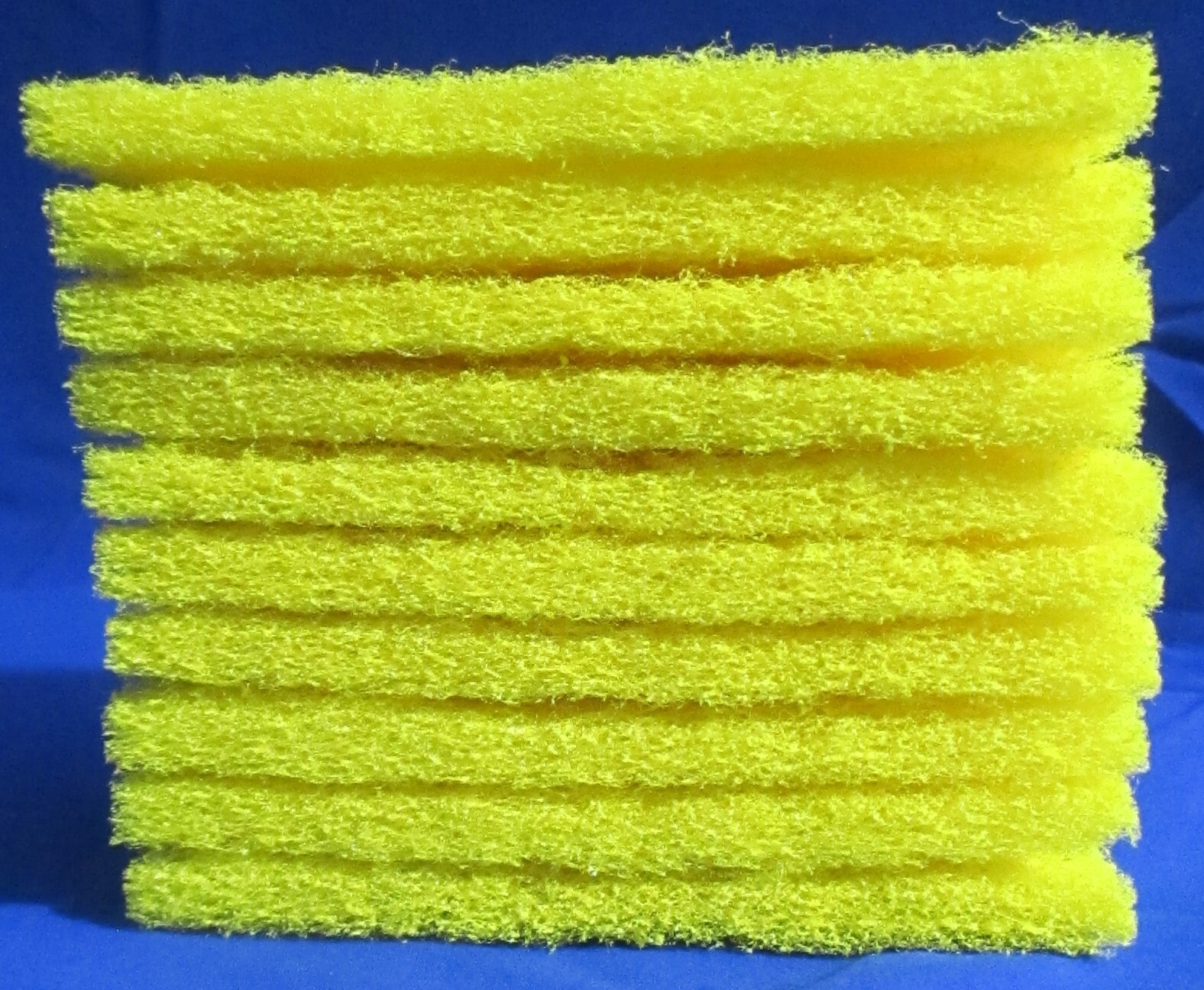 10-60 Yellow Industrial Light Duty Cleaning Scouring Pad Pot Griddle Bathroom