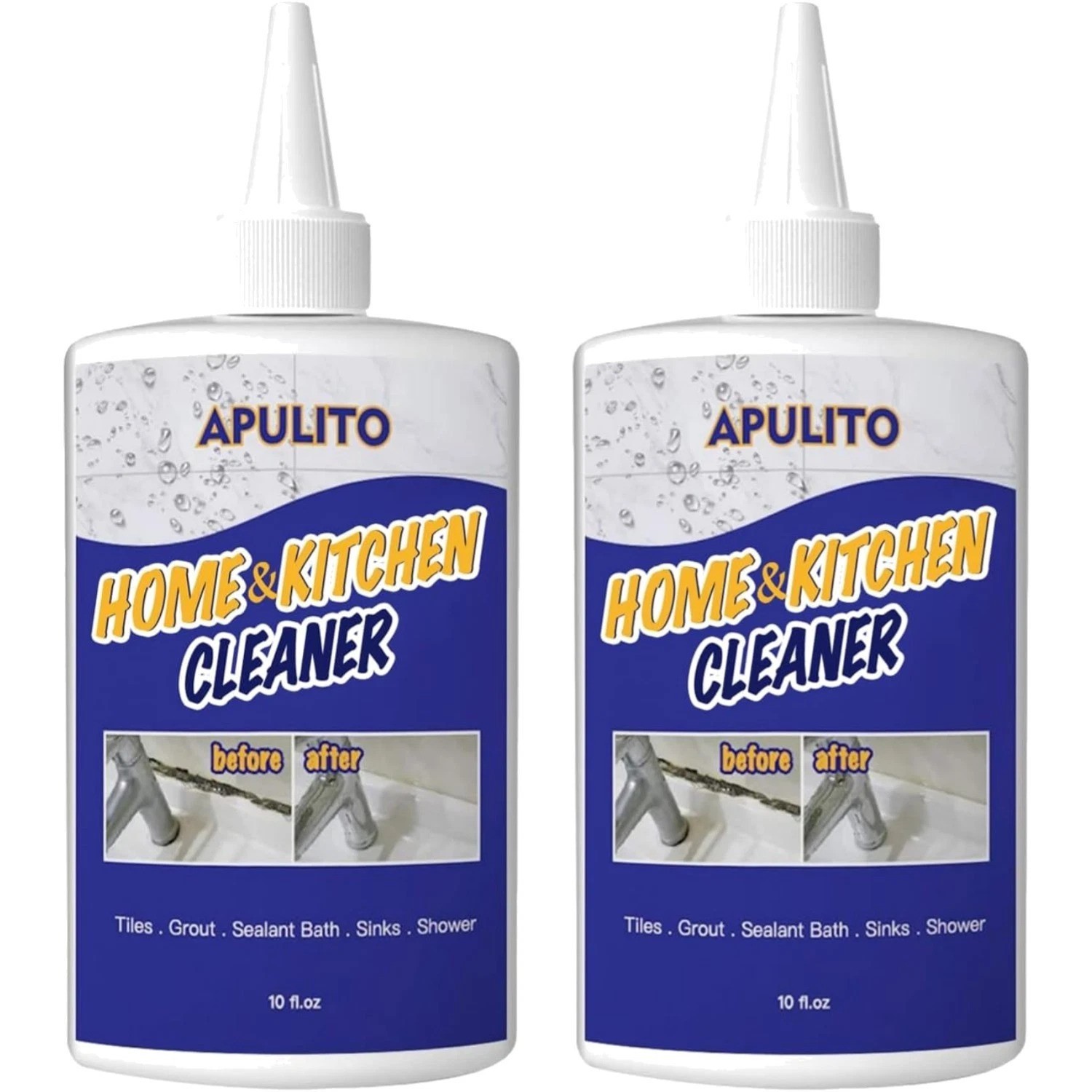 Easy No-Scrub Household Cleaner Gel 10 Fl Oz – Perfect for All Surfaces (2-Pack)