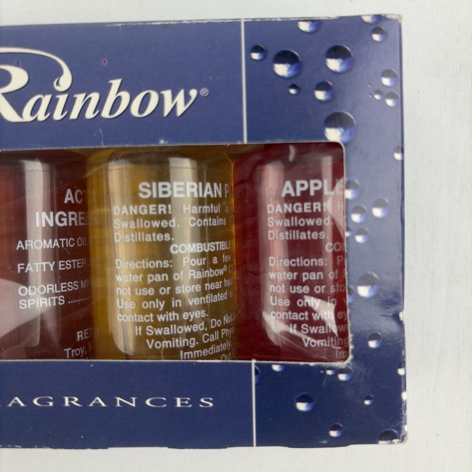 NEW Genuine RAINBOW Vacuum Cleaner Fragrances Assorted Scents Rexair 4Ct