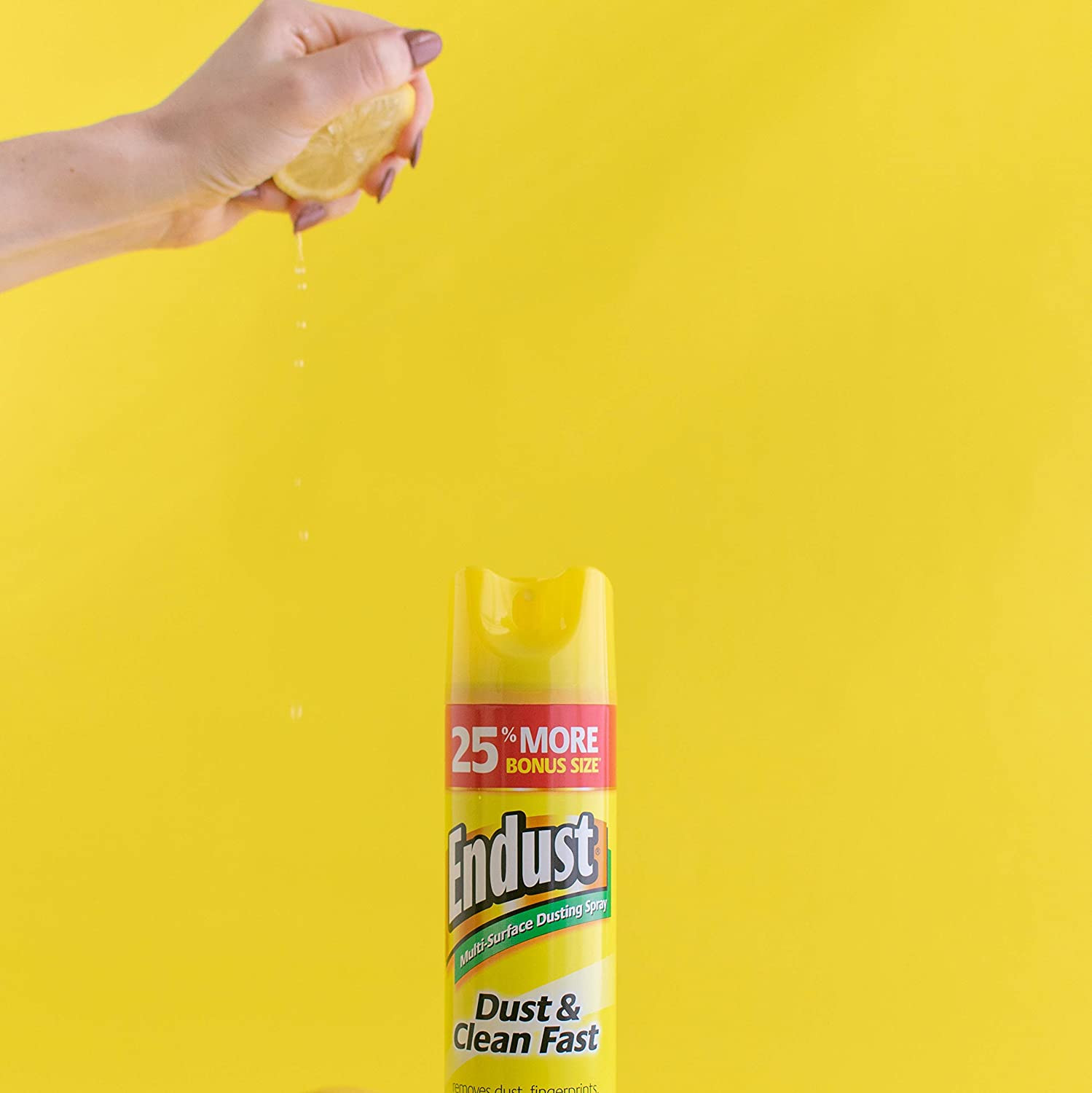Multi-Surface Dusting and Cleaning Spray, Lemon Zest, 12.5 Ounce (Pack of 2)