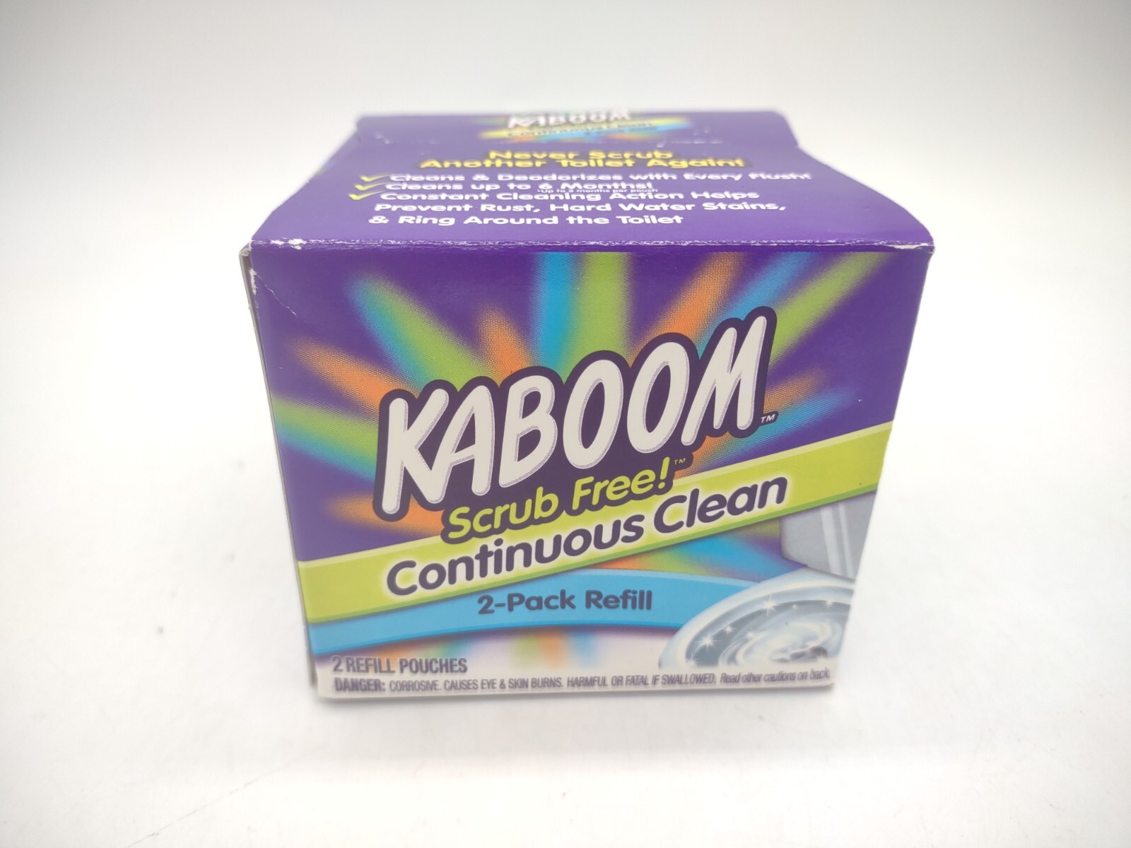Kaboom 2-Pack Refill – Kaboom Scrub Free! Continuous Clean with OxiClean