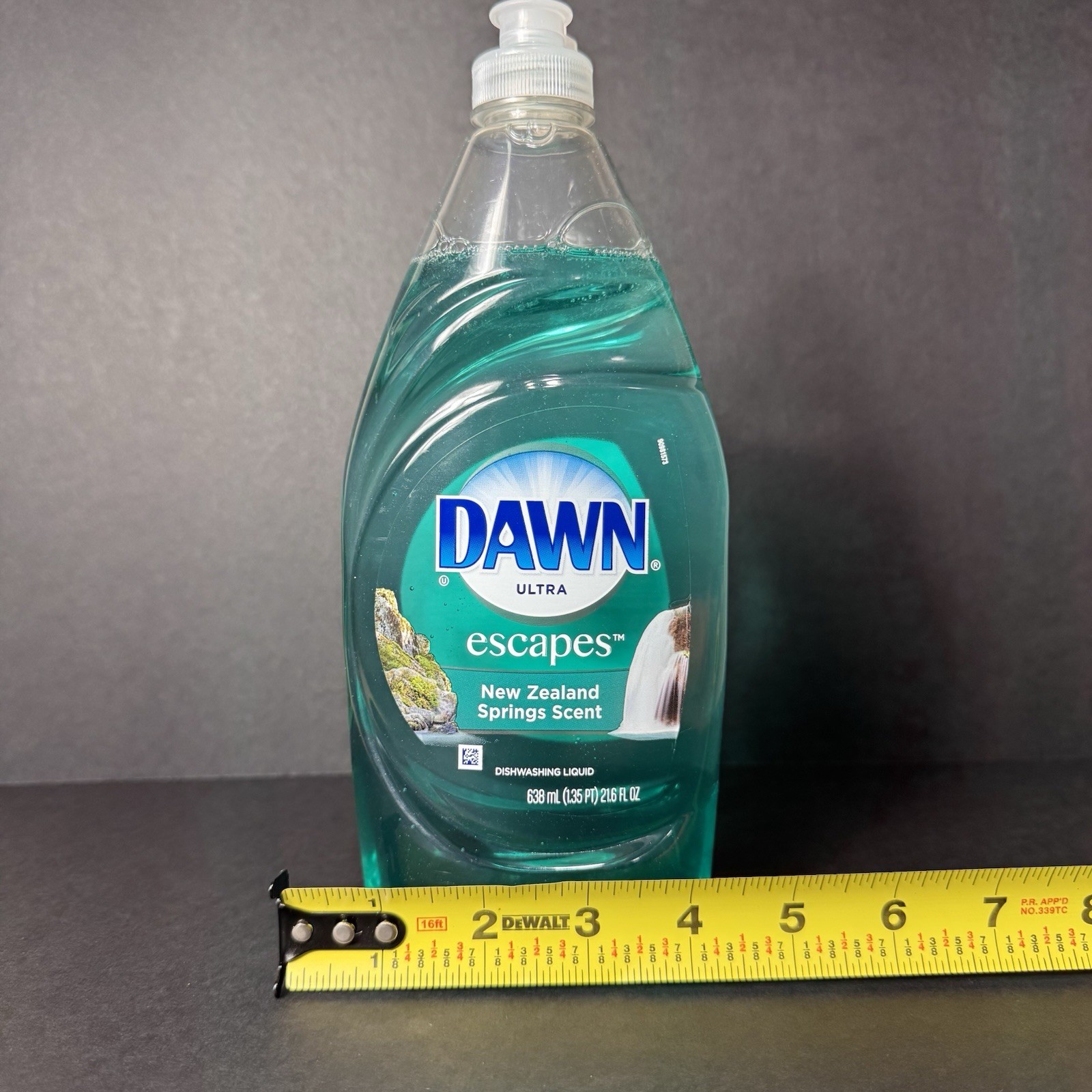 Dawn Ultra Escapes New Zealand Springs Scent RARE Dish Soap 21.6 fl oz