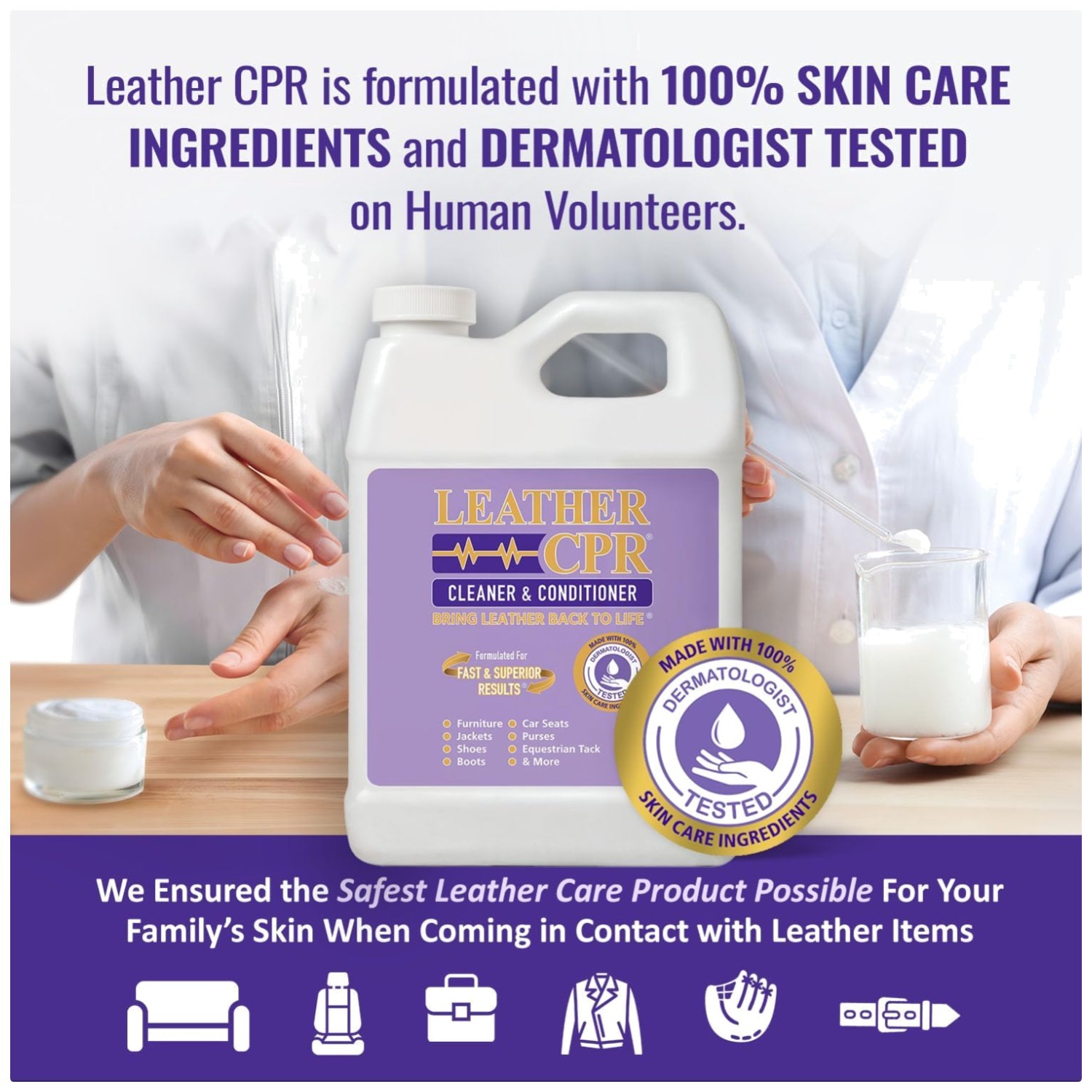 Leather CPR 32oz – Gentle Leather Cleaner & Conditioner