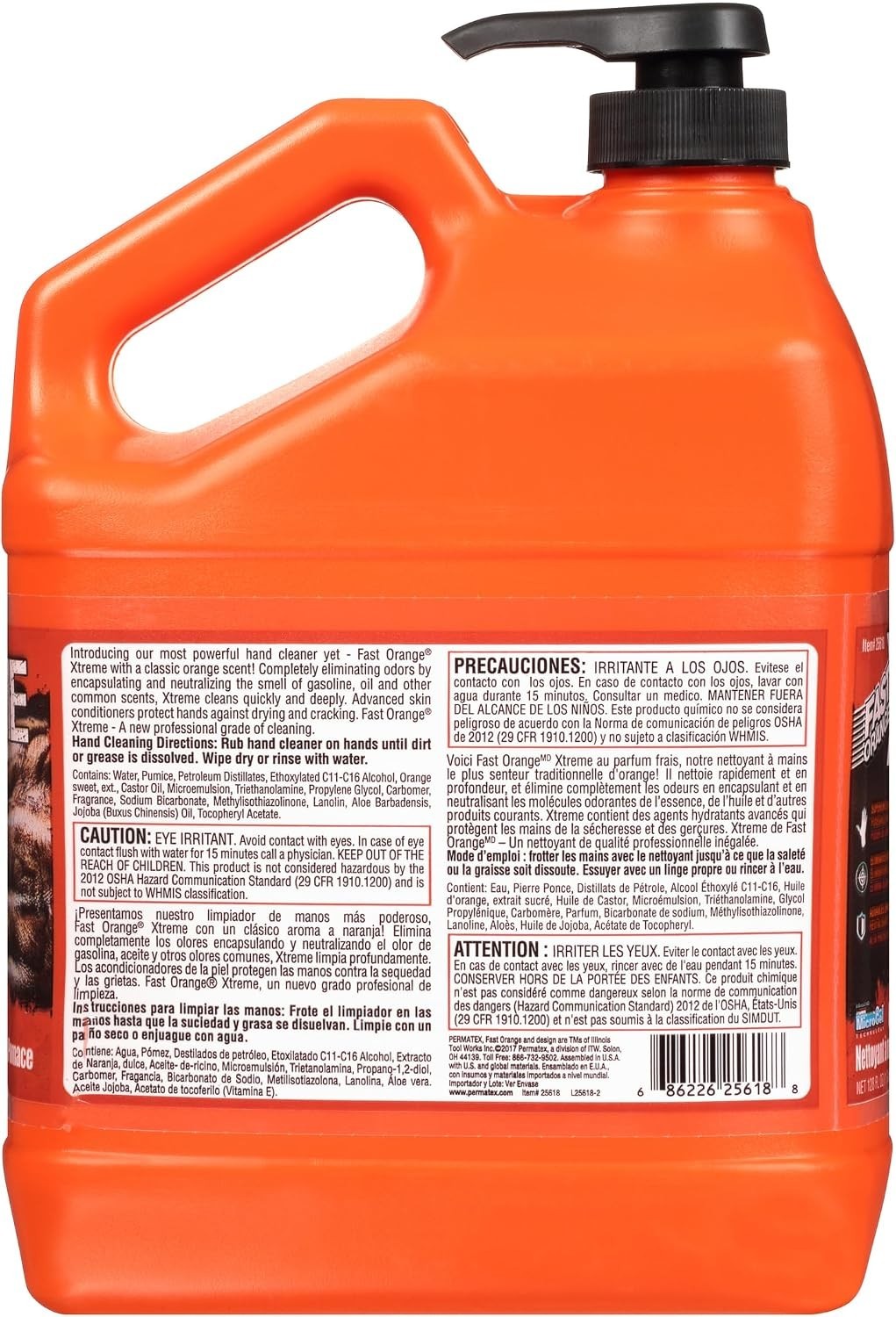 Xtreme Hand Cleaner, 1 Gallon, 128 Fl Oz Pack of 1