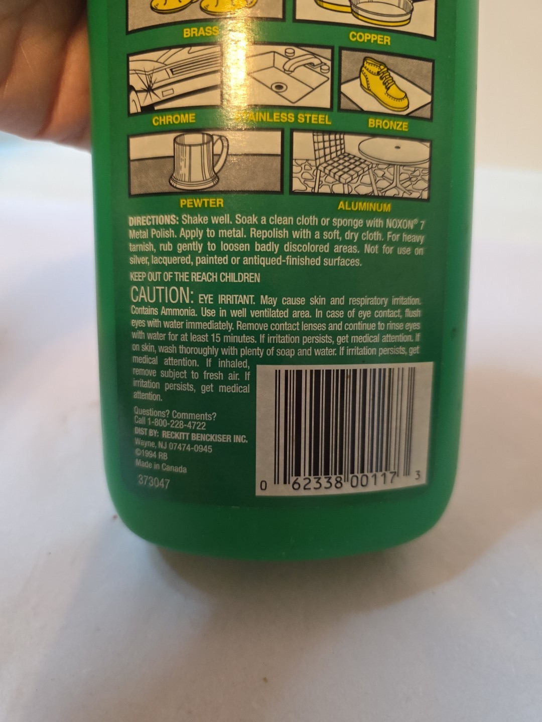 NOXON 7 Metal Polish DISCONTINUED – Pre-Owned ~90% Full – SEE DESCRIPTION