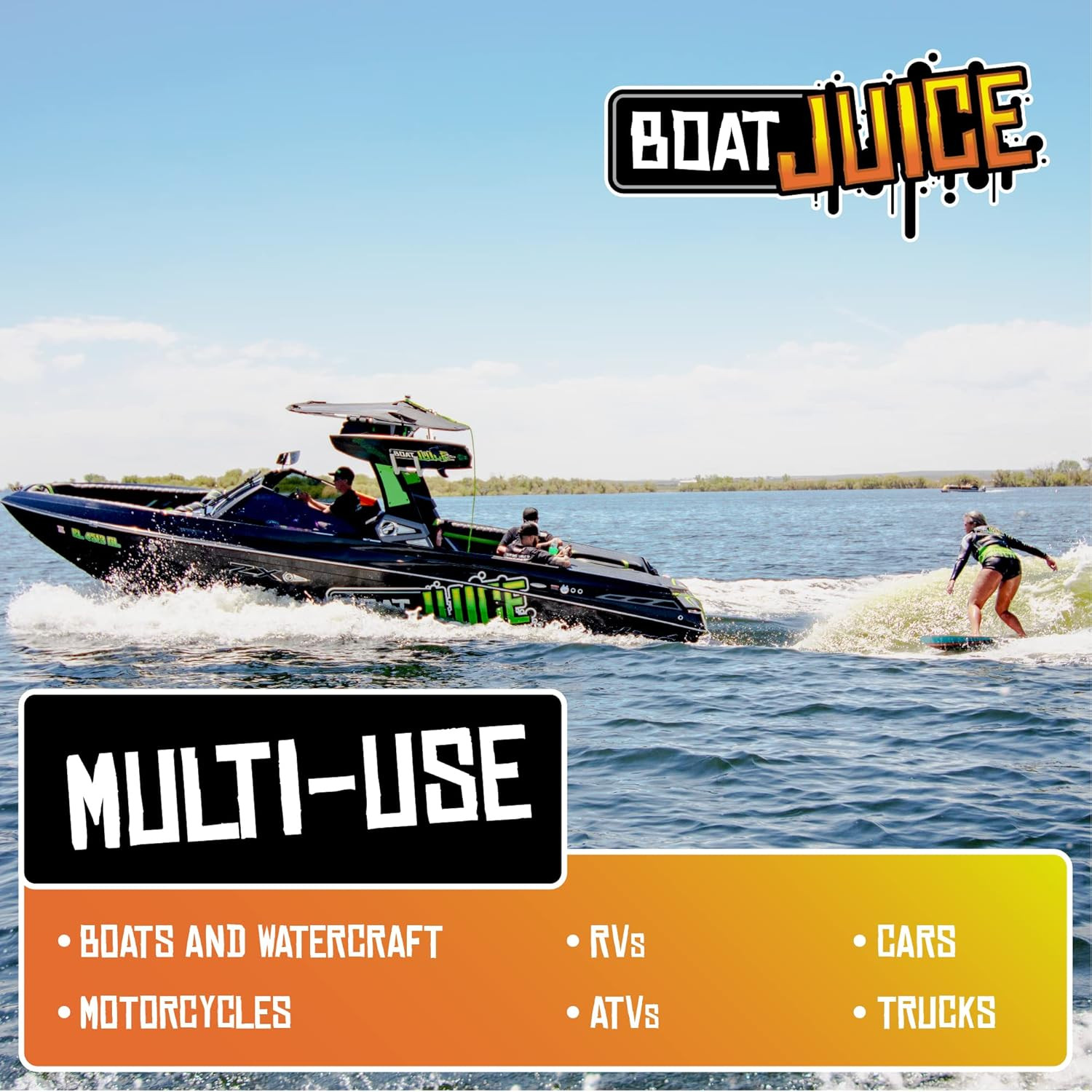 Boat Juice Interior 2-in-1 Vinyl Boat Seat Cleaner & Ceramic UV Protectant Spray