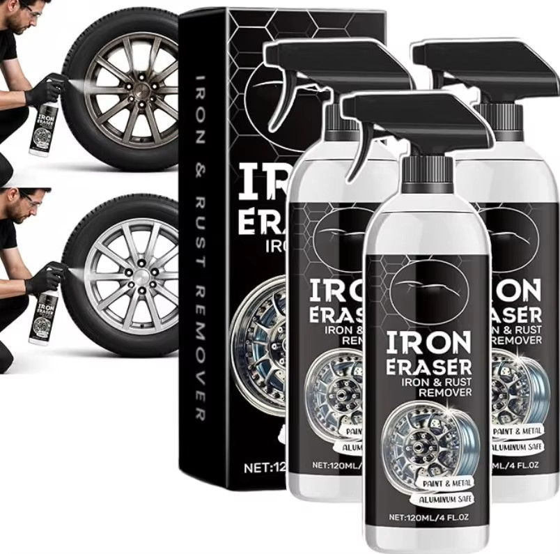 Iron Eraser Rust Remover Spray, Car Wheel Paint Brake Dust Fast Cleaner 120ml /