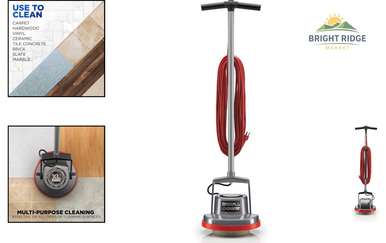 Commercial Hard Floor Cleaner Machine for Multi-Surface Cleaning and Polishing
