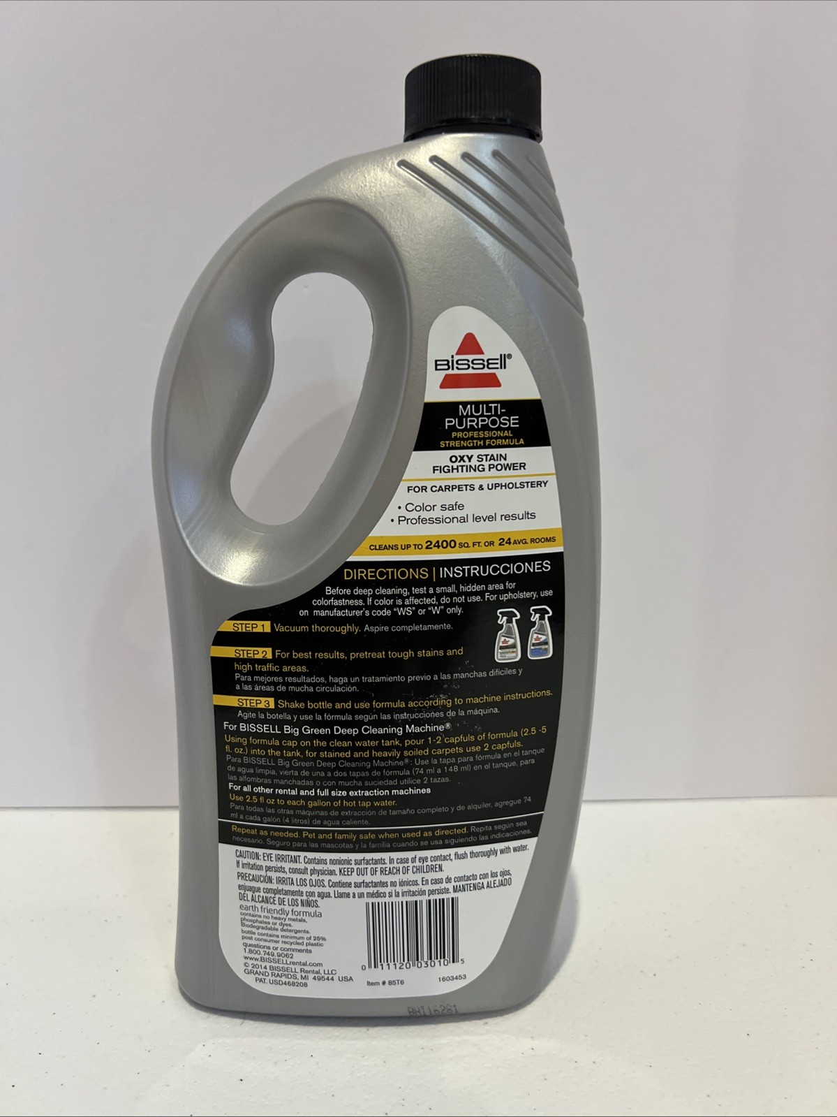Bissell Professional Multi-Purpose Oxy Stain Fight Carpet Cleaner Liquid, 32 oz