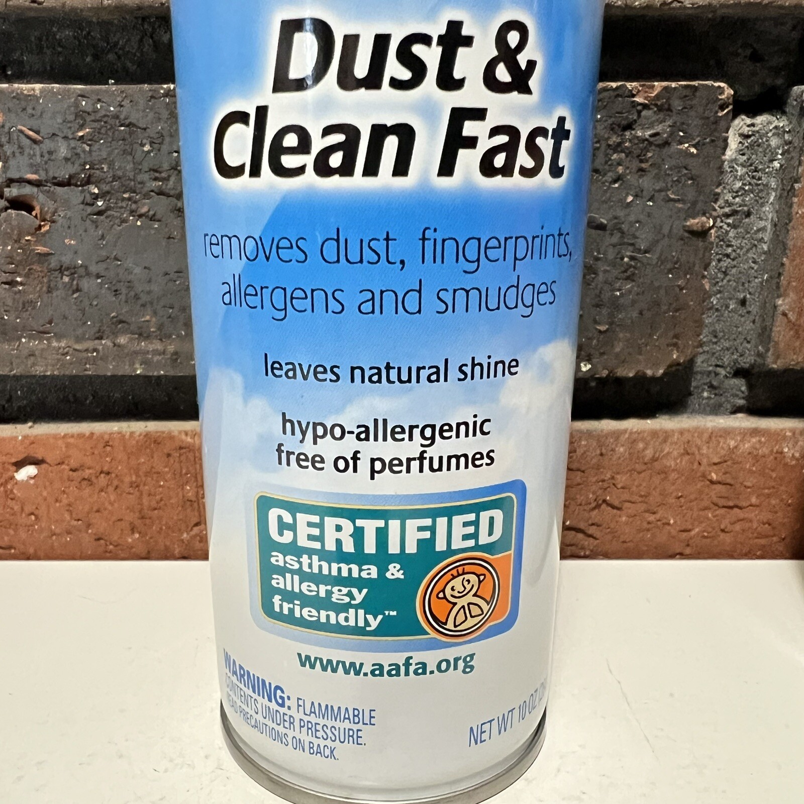2 Endust Fragrance Free Hypo-Allergenic Dusting and Cleaning Spray, 10 Fl Oz