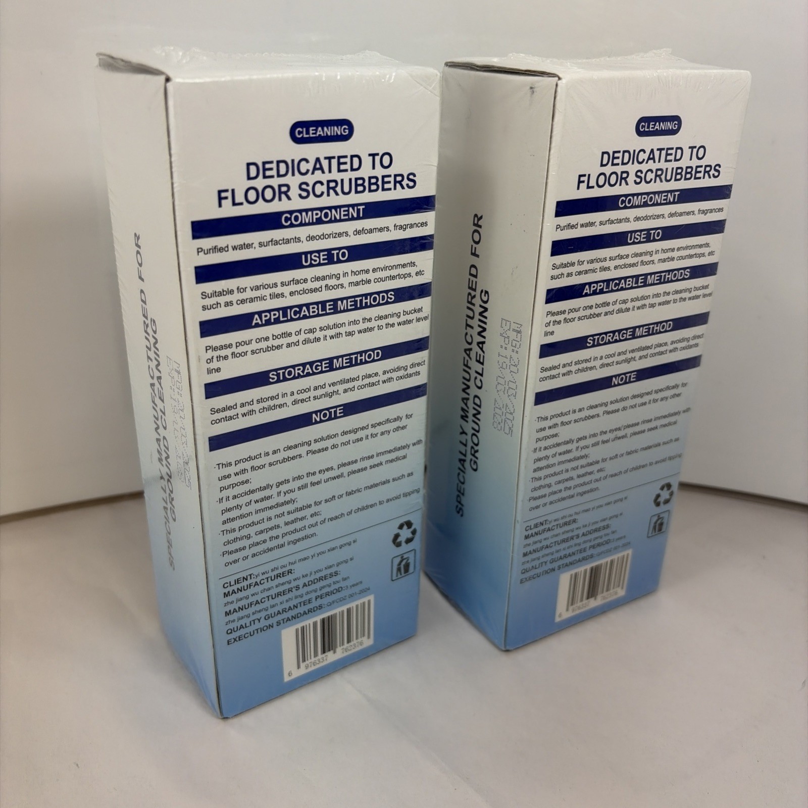 2-pack Floor Deodorizing & Cleaning Solution Remove Odors Hard Surface NEW