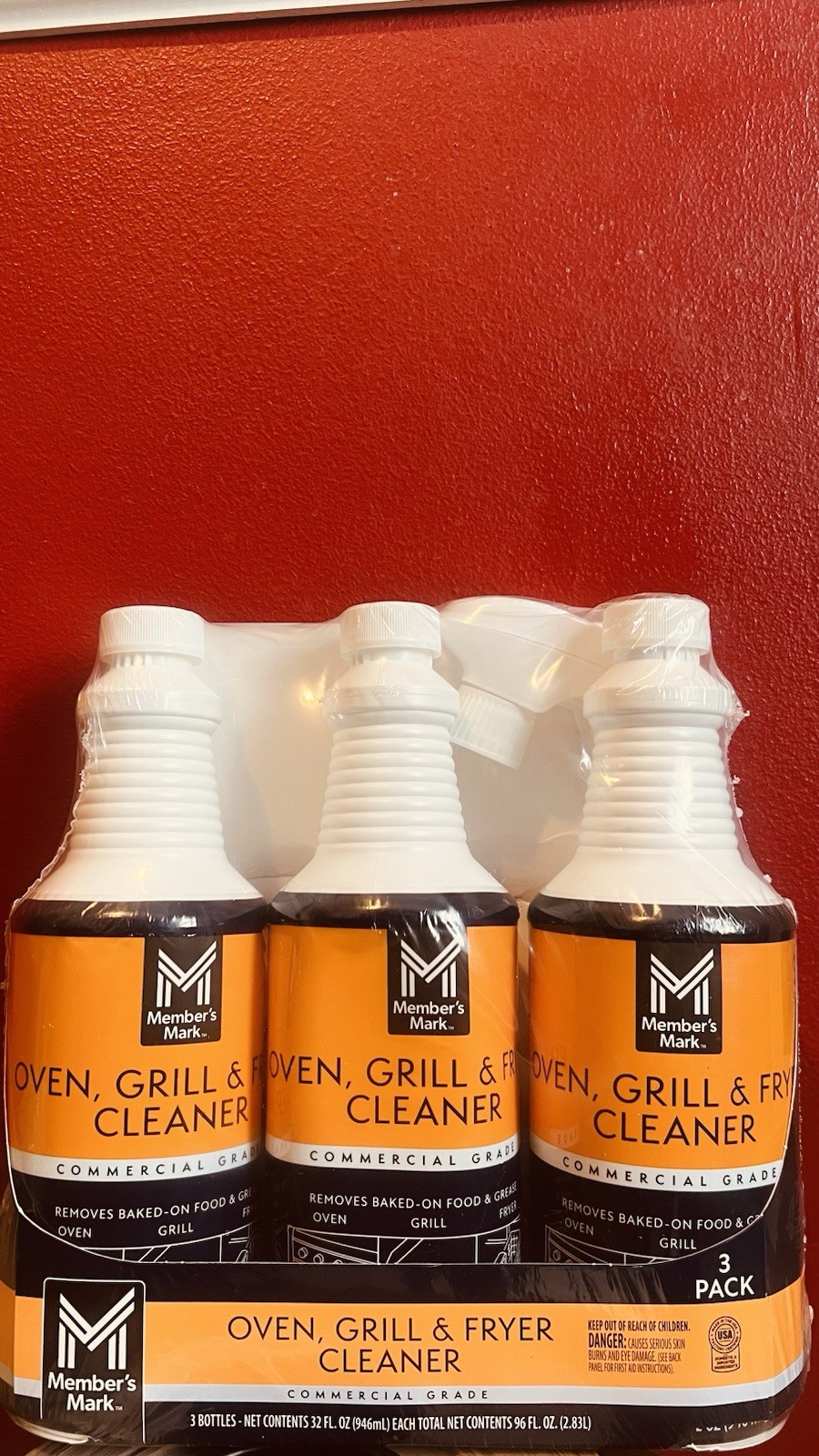Member’s Mark Oven Grill Fryer Cleaner Spray 3-Pack 32 oz Each