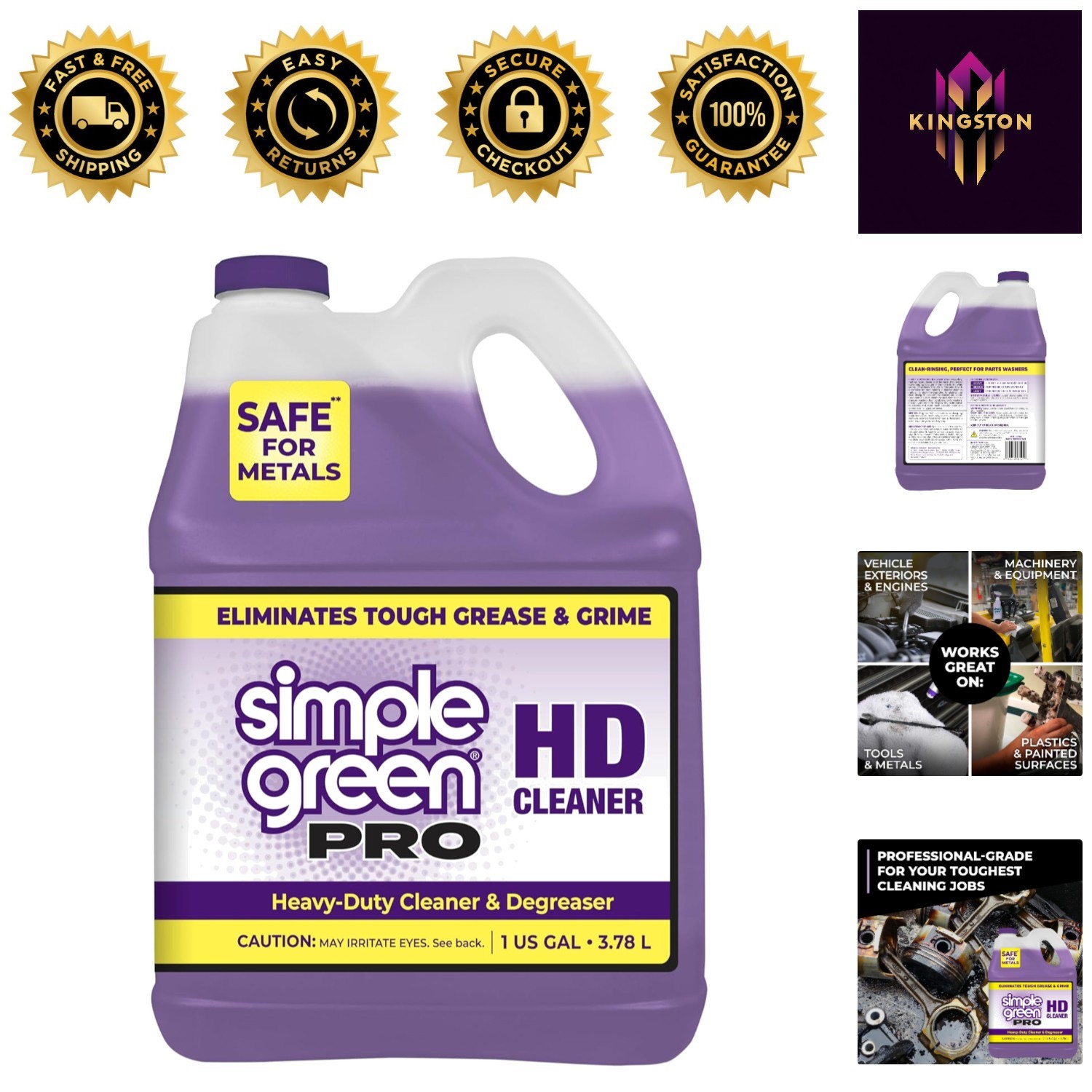 Pro HD Heavy Duty Cleaner Concentrate 1 Gallon – Biodegradable & Multi-Purpose