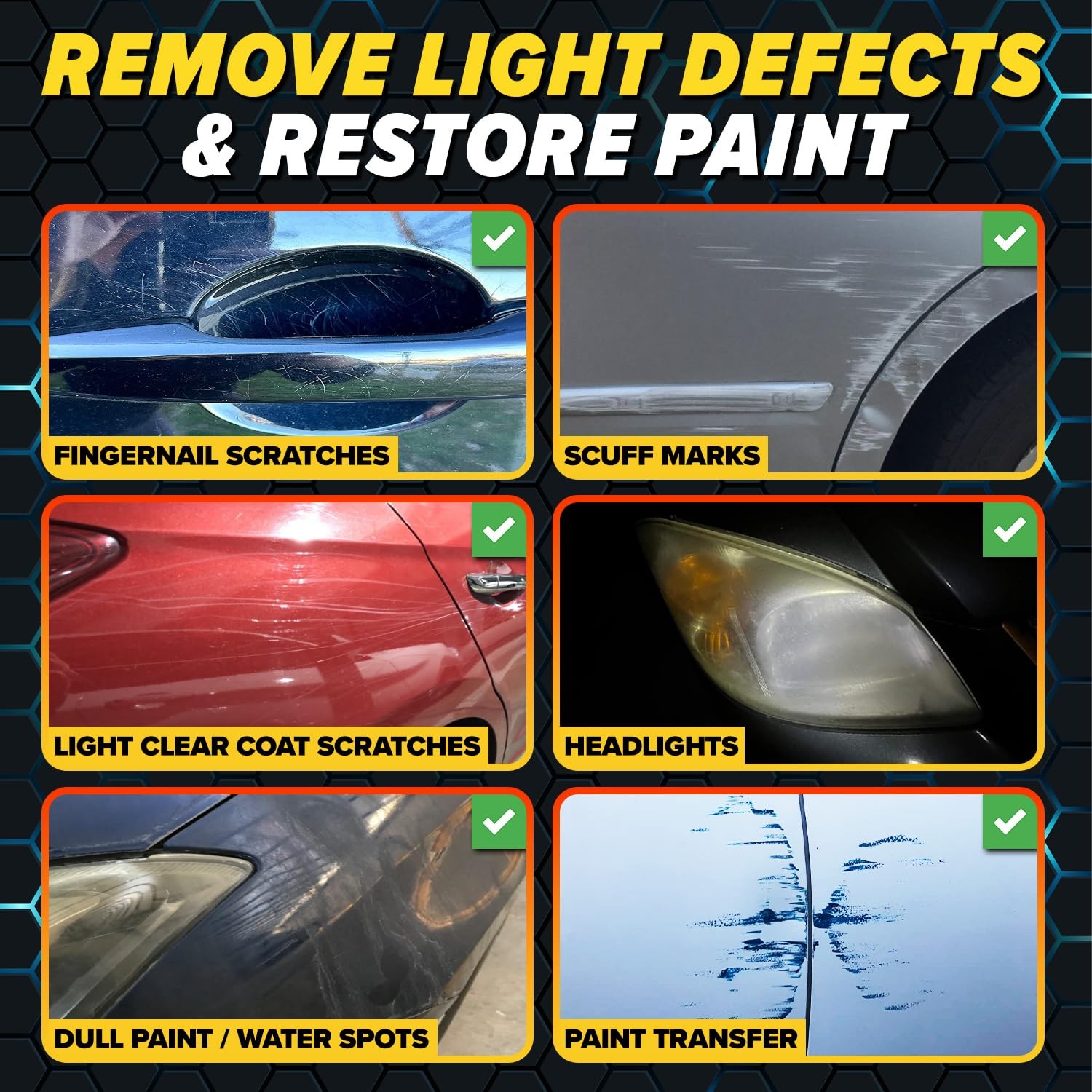 Carfidant Scratch & Swirl Remover with Ceramic Silk – Car Scratch Remover for…