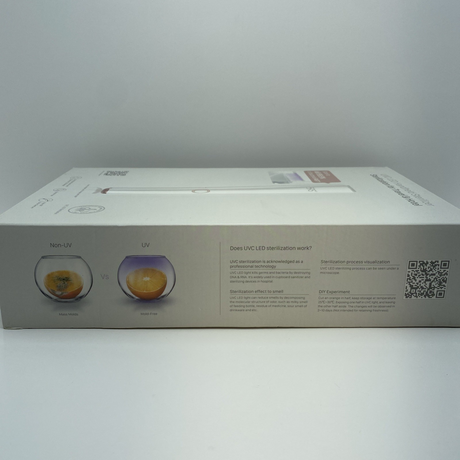 59-S UVC X5 LED Handheld Sterilized Sterilization for Travel and Hotel Was $119