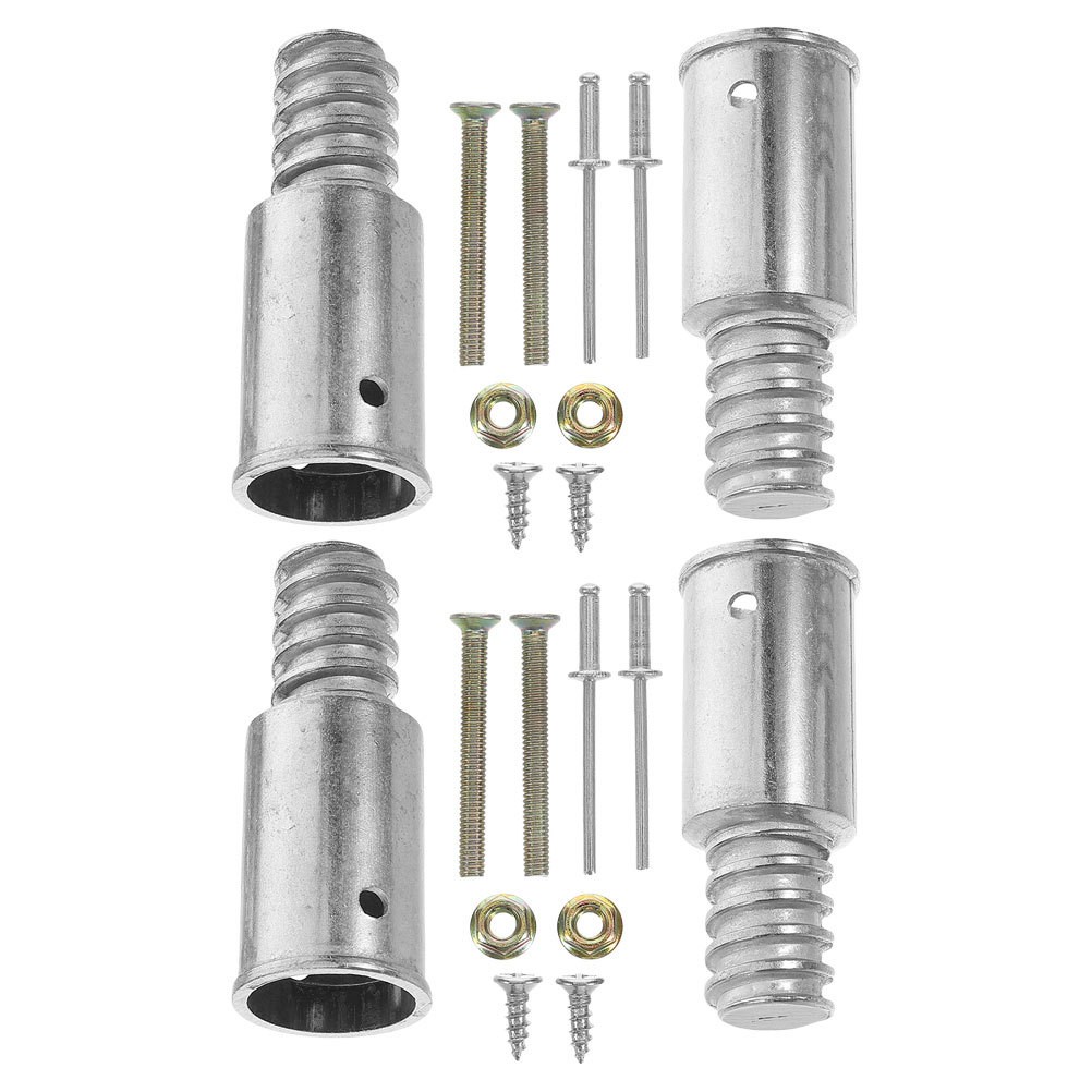 2 Set Mop Broom Brush Adapter Tips Extension Poles Repairing Part