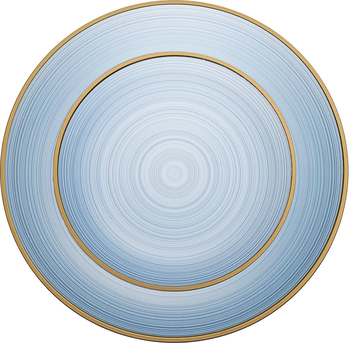 PLASTICPRO 128 Pieces Crystal Design Plastic Plates Combo Pack 7 inch and 10 i