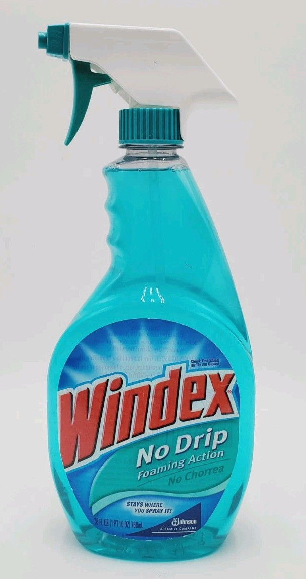 New Windex No Drip 26 fl oz DISCONTINUED Foaming Action 2006