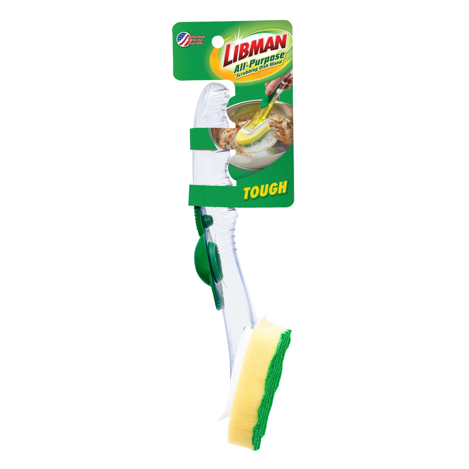 New Case of (6) Libman Soap Dispensing Scrubbing Dish Wand