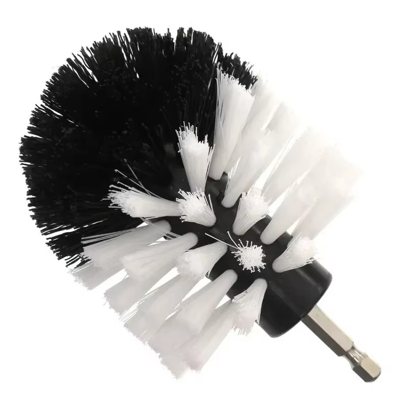 Brush Drill Brush Attachment Power Scrubber Tools for Cleaning Carpet & Leather