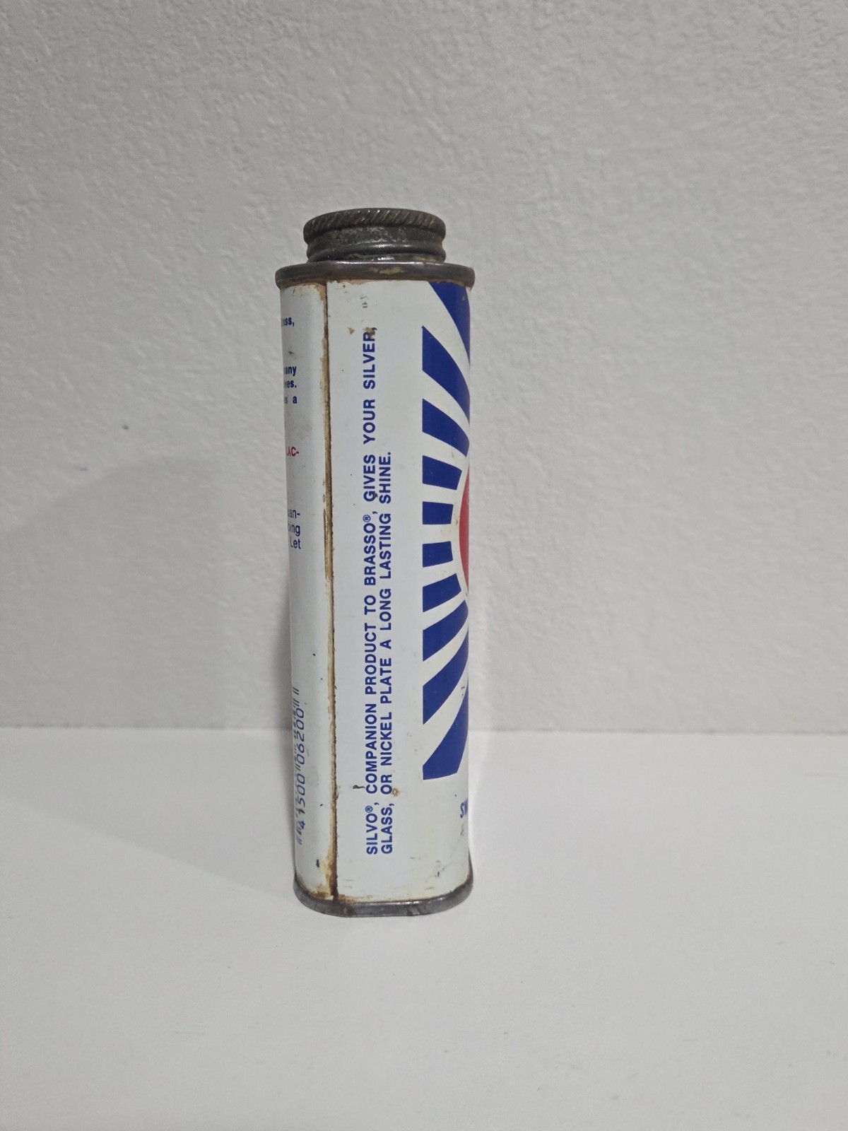 Vintage BRASSO Metal Polish 8 Fl. Oz Tin. For Brass Copper Chrome