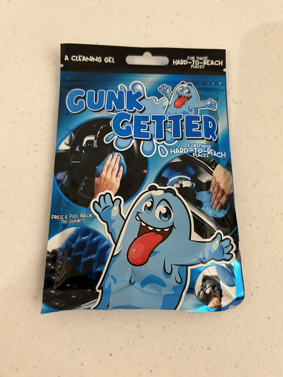 Gunk Getter Cleaning Gel For Those Hard To Reach Places- One Resealable Pouch