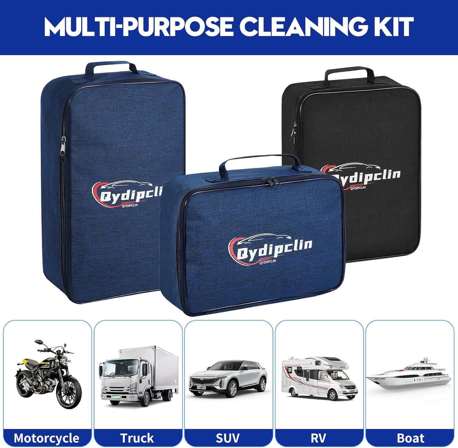 Qydipclin 34Pcs Car Detailing Kit, Car Detailing Brush Set, Car Wash Cleaning Ki
