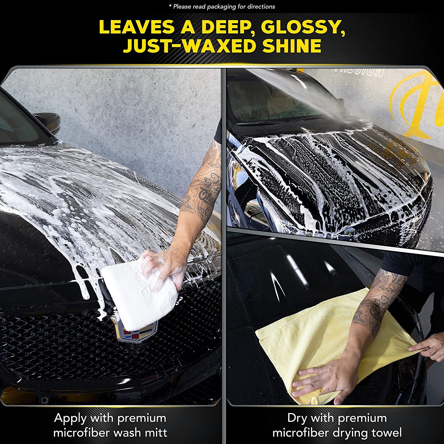 Ultimate Wash and Wax, Car Wash and Car Wax Cleans and Shines in One Step – 1 Ga