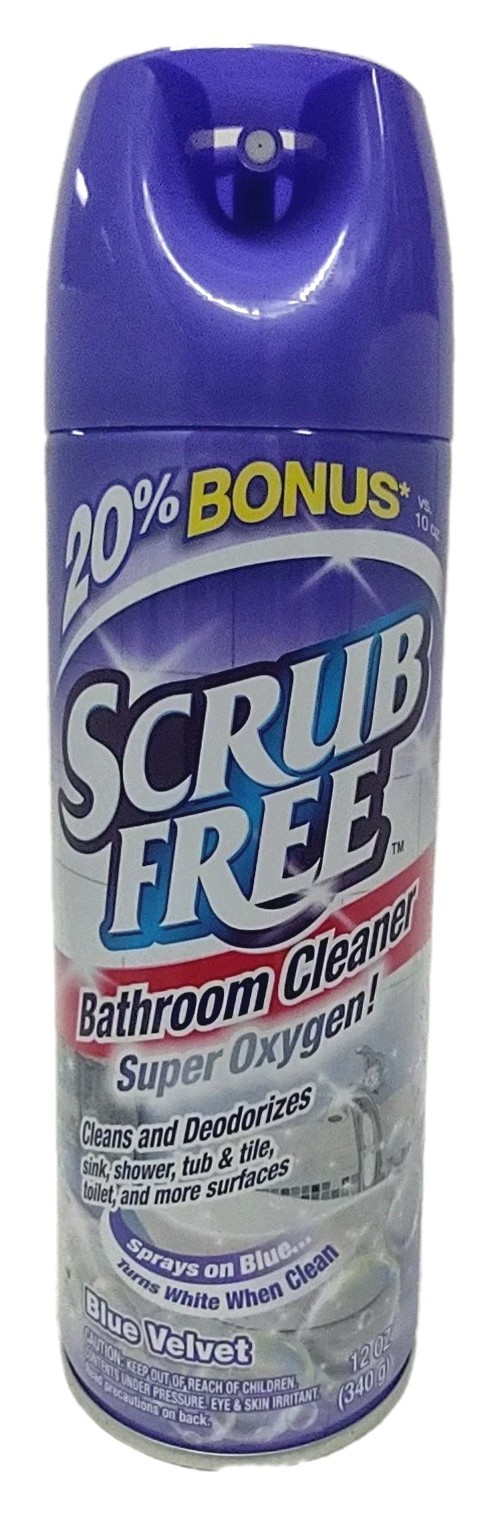 ( LOT 3 ) Scrub Free BATHROOM CLEANER w/ Super Oxygen 12 oz Each