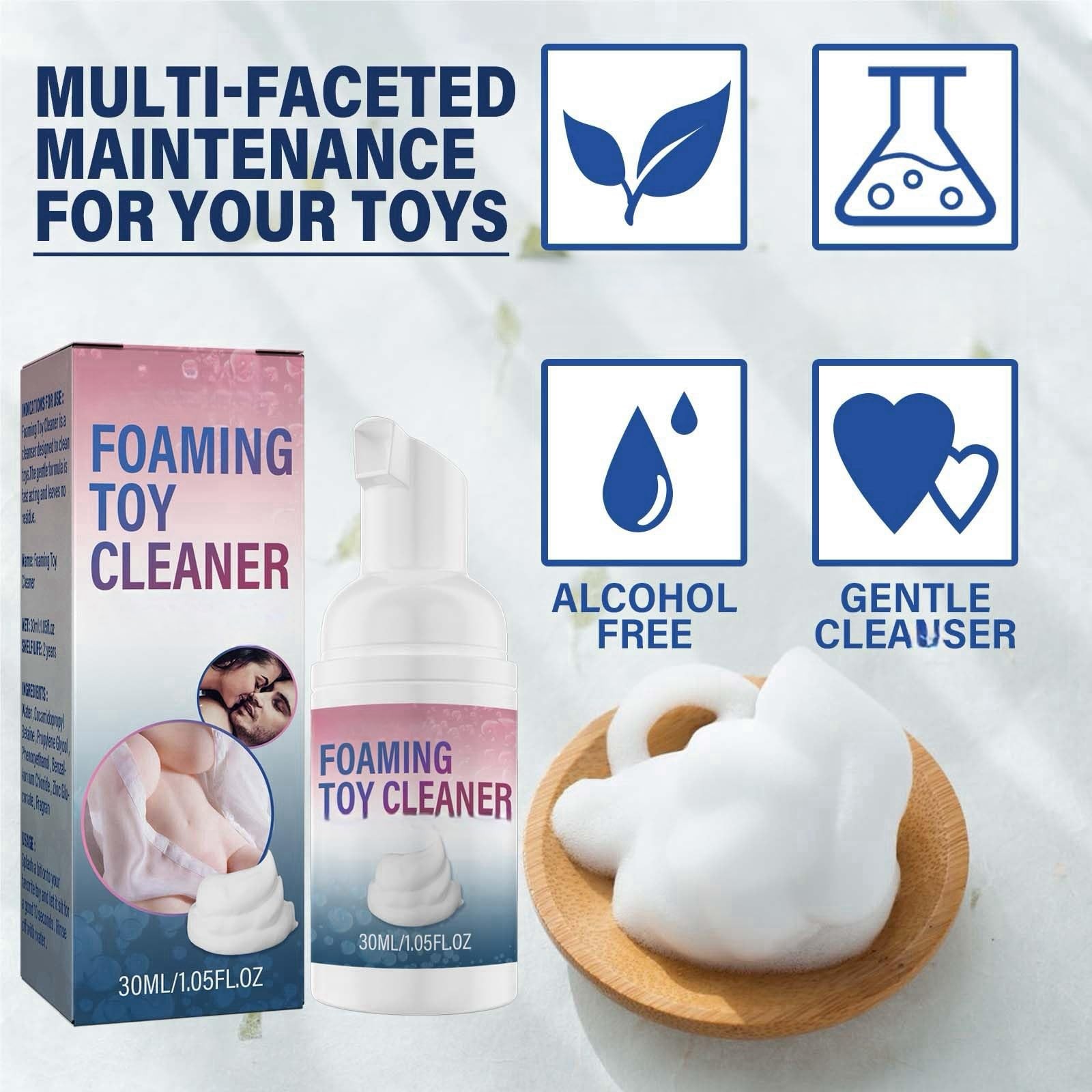 Fresh Foaming Adult Toy Clean-er – Premium Quality, Gentle and Non-irritating…