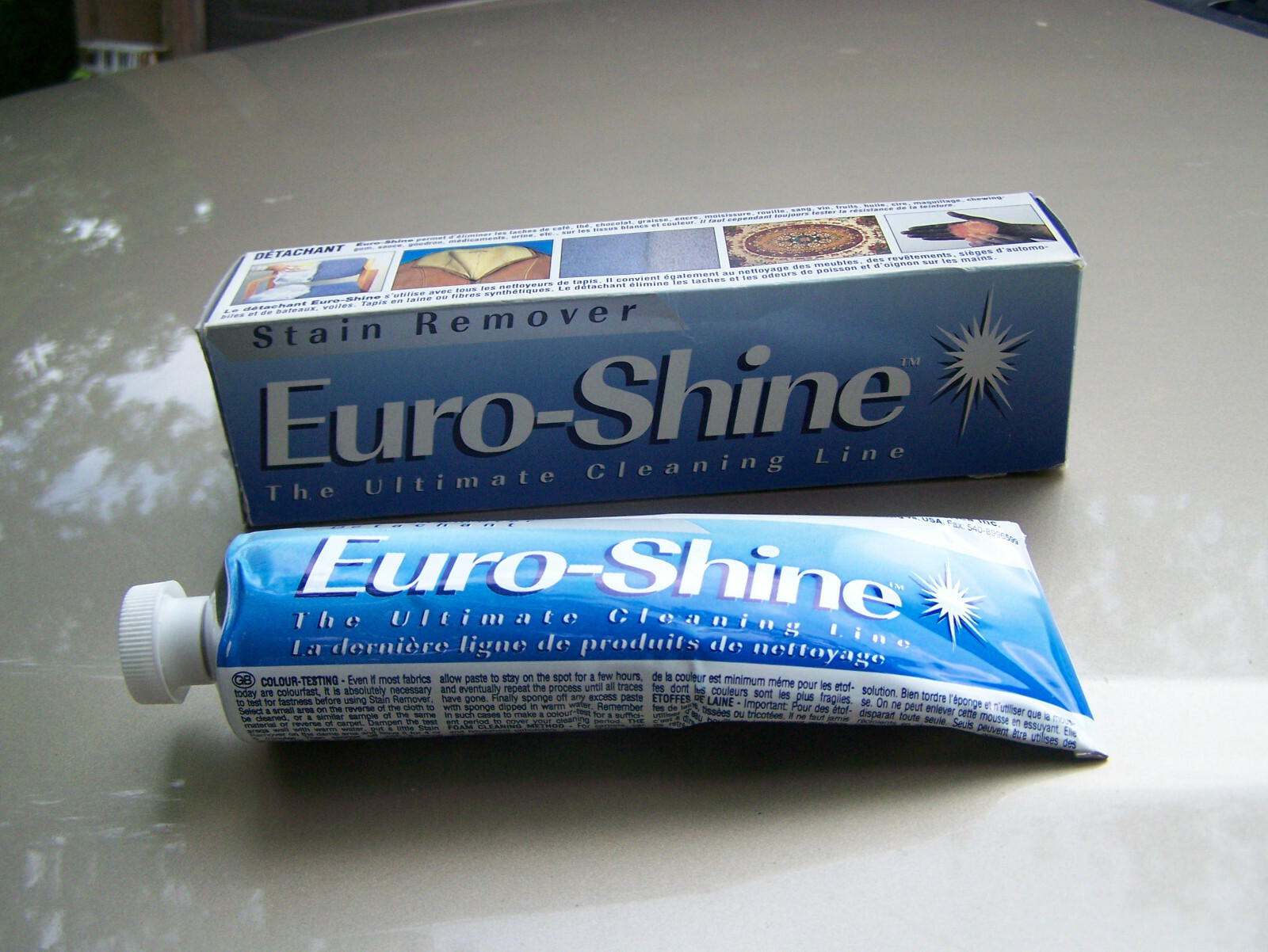 Euro-Shine Stain Remover – Fabric & Carpet Ultimate Cleaning Line – 5.4 Oz. Tube