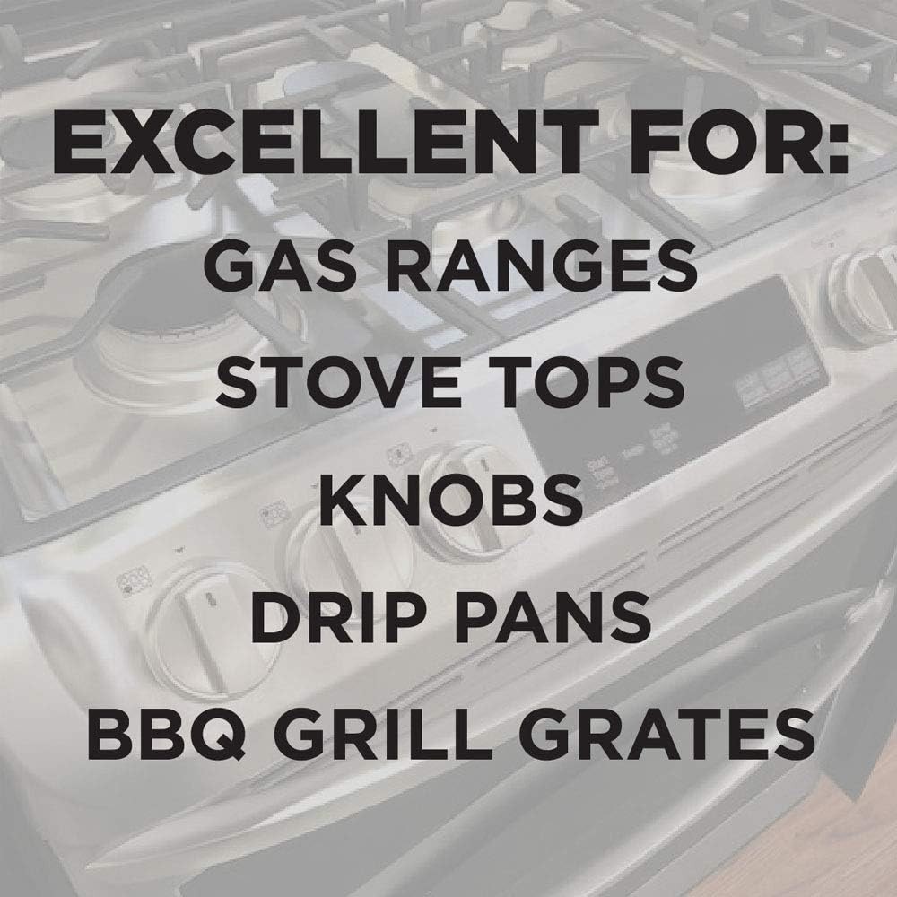 Citrus Scented Heavy-Duty Gas Range Cleaner & Degreaser – 24oz Total Value Pack