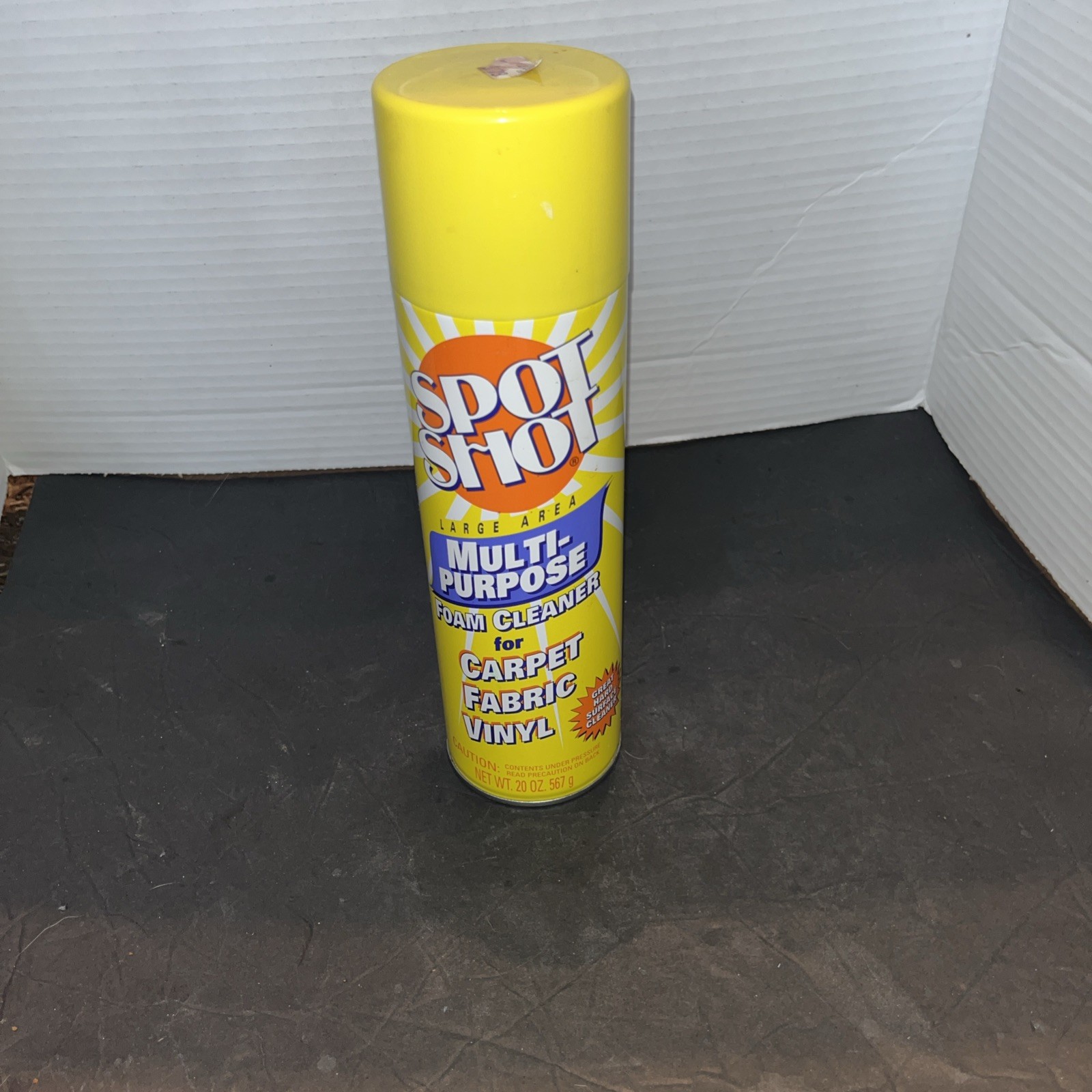 Spot Shot Instant Carpet Stain Remover Aerosol Spray 20 oz NOS Yellow Can