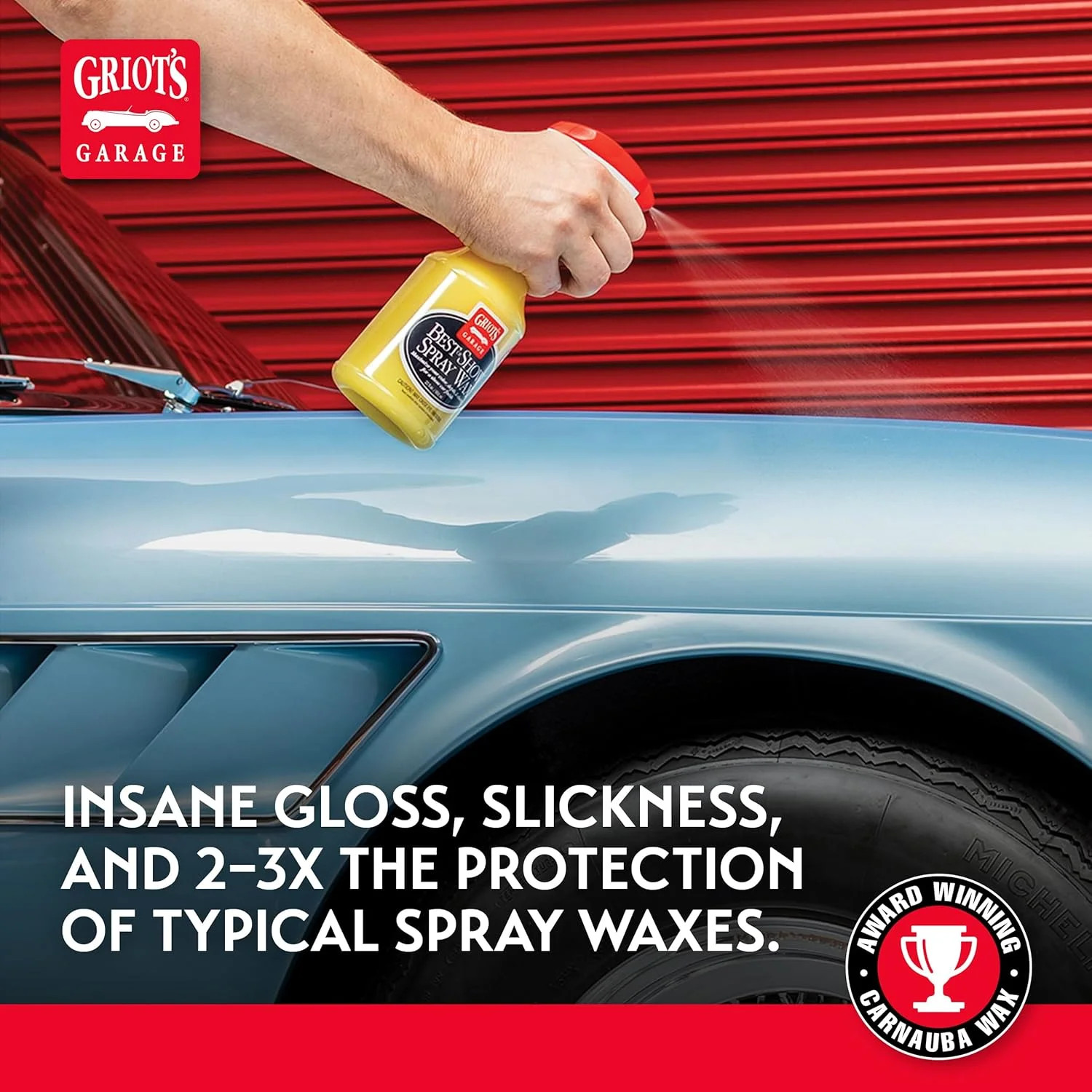 Griot’s Garage Best of Show Spray Wax for Car Detailing, Works on Paint Protecti
