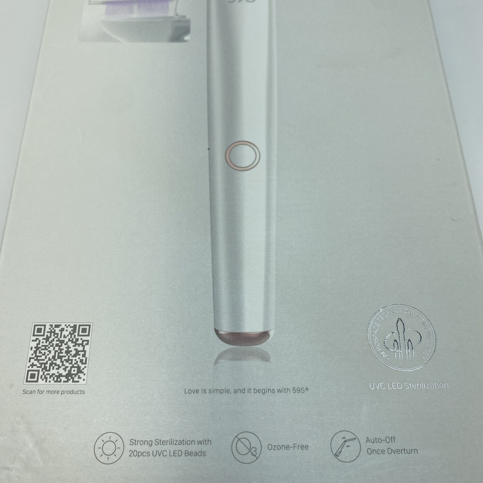 59-S UVC X5 LED Handheld Sterilized Sterilization for Travel and Hotel Was $119