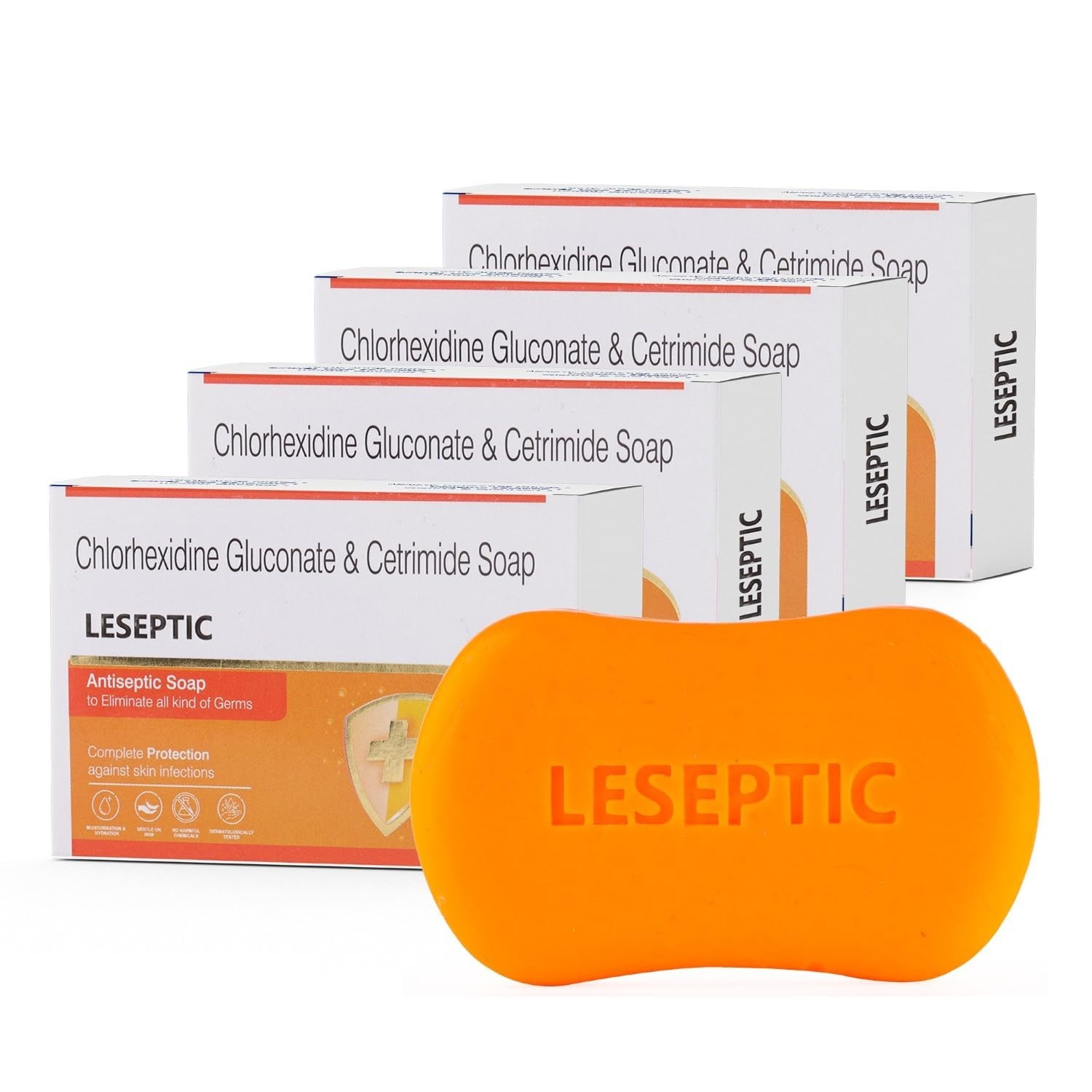 Antiseptic Soap with Glycerine 75g Pack of 4 Daily Hygiene Fast Shipping