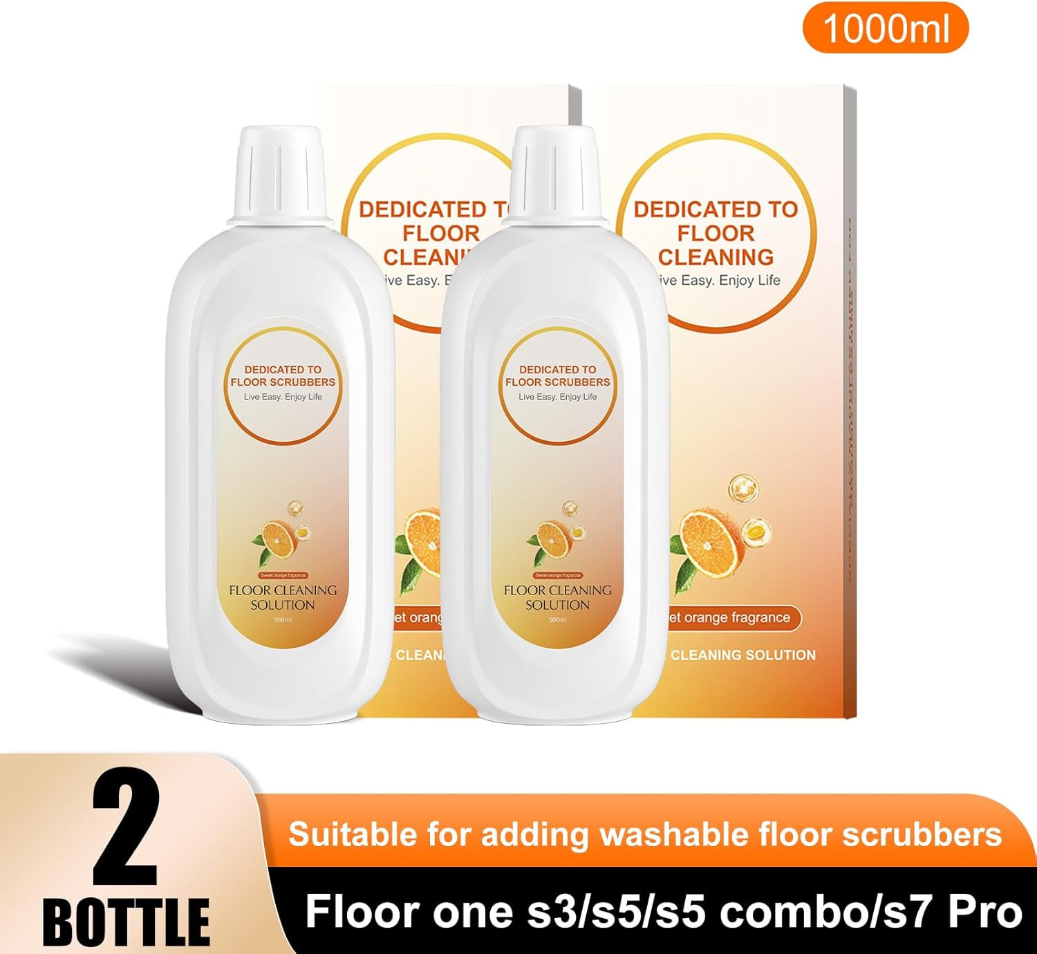 Floor Cleaning Solution Compatible with Tineco, Deep Cleans for Multiple Hard Fl
