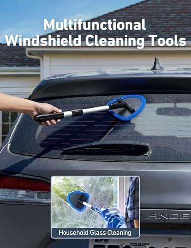 AstroAI 21″ Extra-Long Windshield Cleaner Tool, Car Interior Detailing