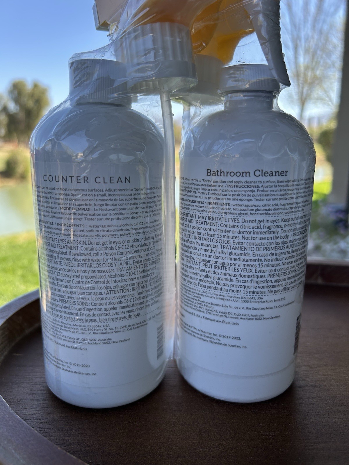 Scentsy Counter & Bathroom Cleaner Sunkissed Citrus (2) 16 fl. oz NEW Sealed