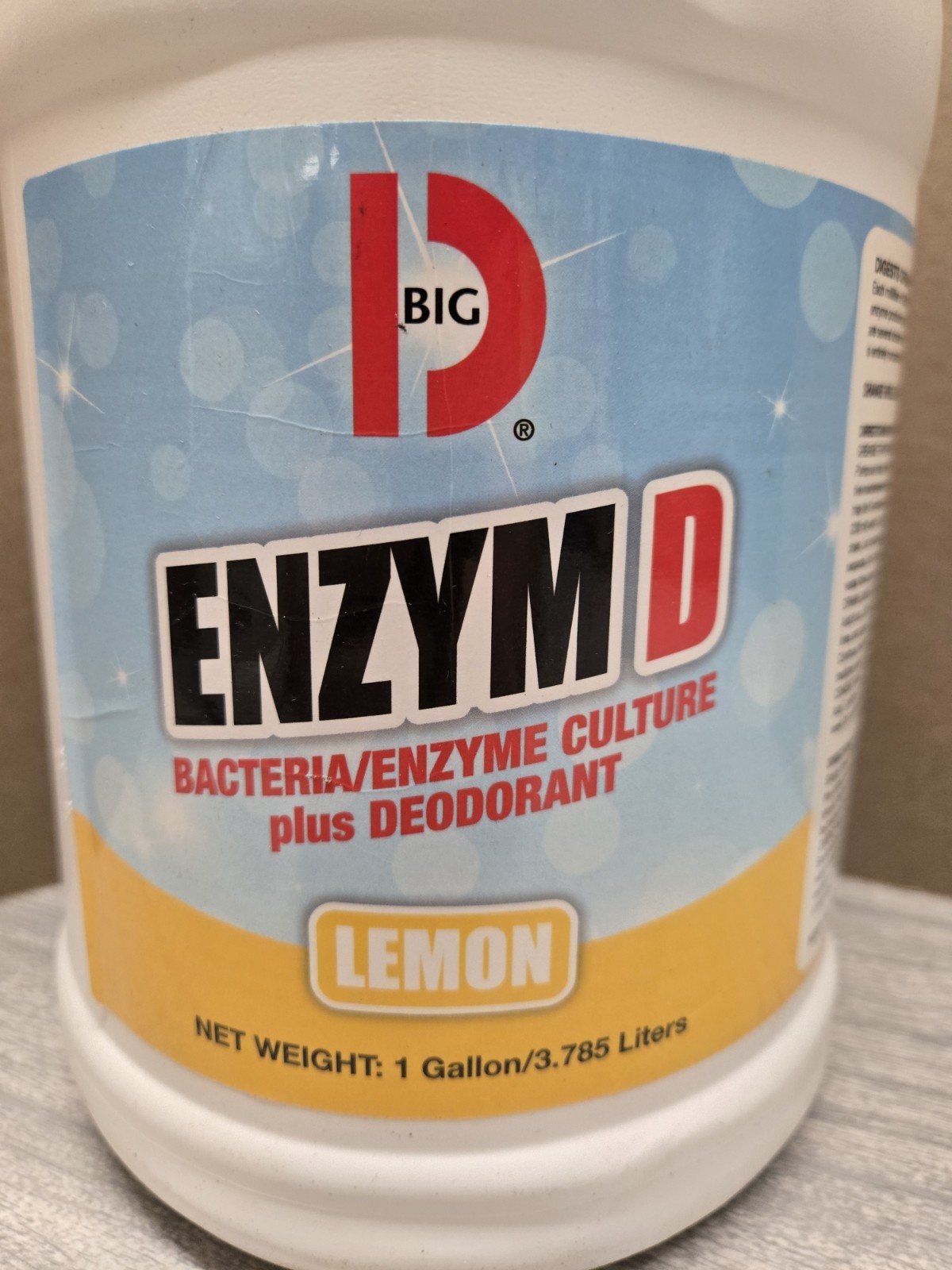 Big D Enzym D Bacteria/Enzyme Culture Plus Deodorant- 1 Gallon
