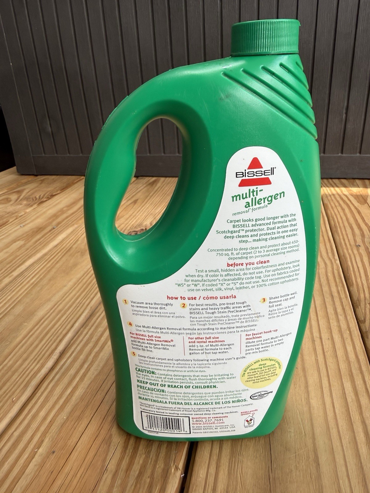 BISSELL Multi-allergen Removal Formula for Carpets & Upholstery 48oz 90% Full