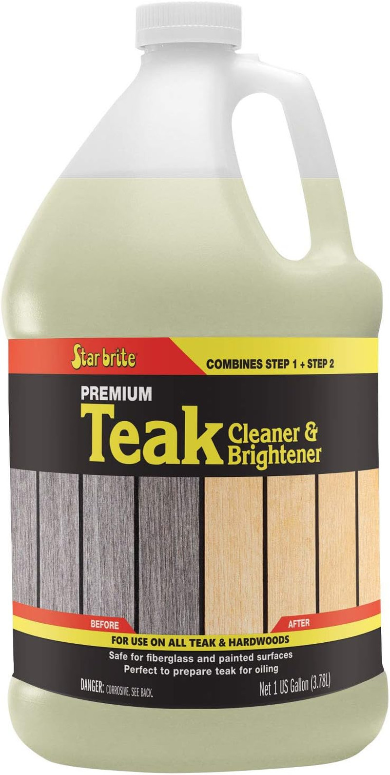 Teak Cleaner & Brightener, Restore Weathered Wood, 128 OZ (094900)