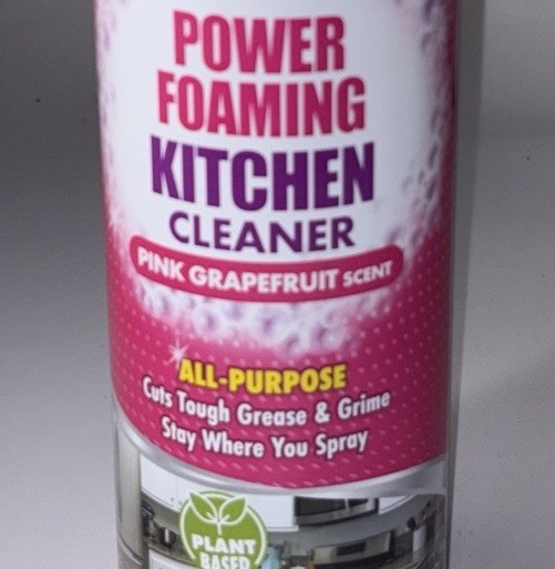 Homebright Power Foaming Kitchen Cleaner 12oz Pink Grapefruit Scent-NEW-SHIP24HR