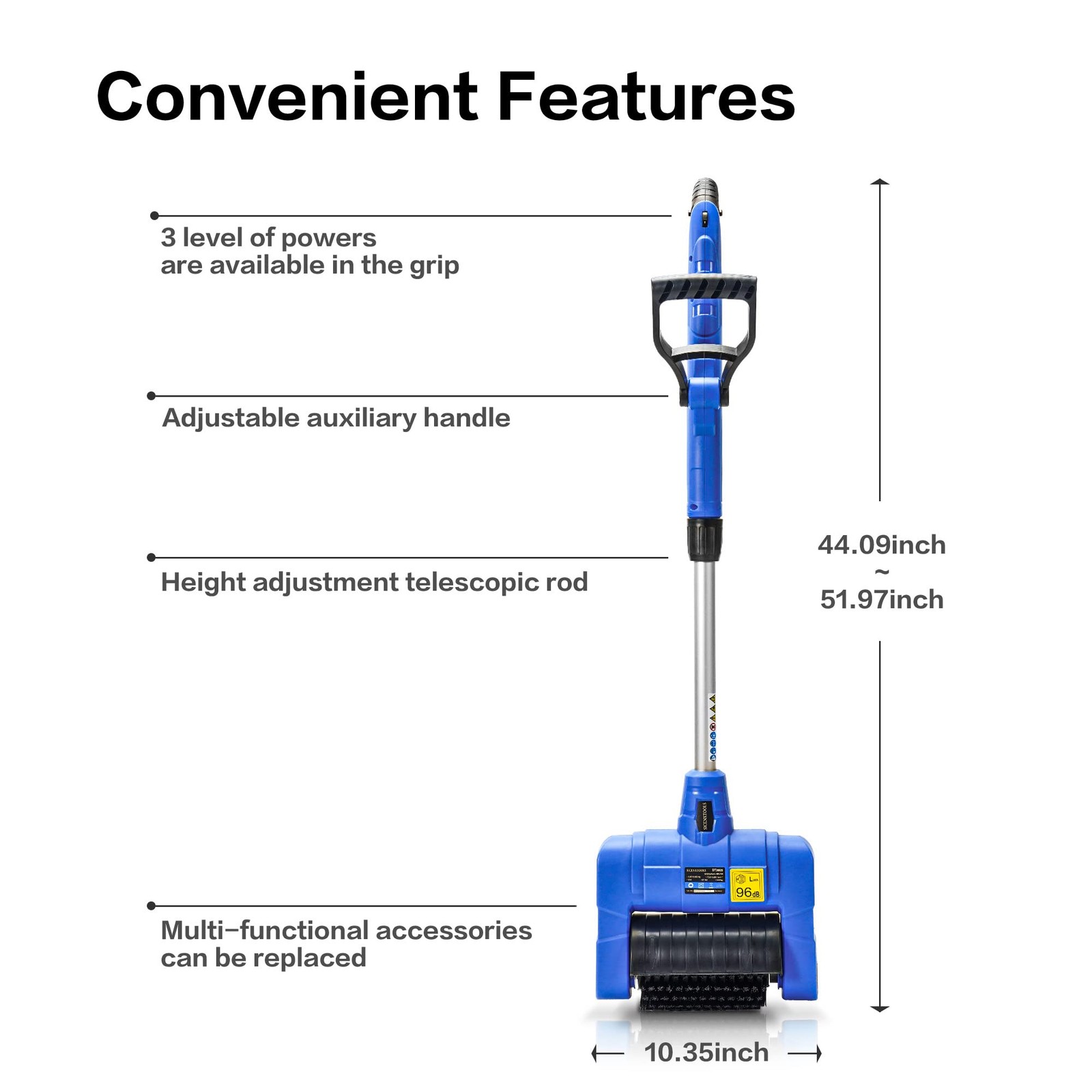 SICENXTOOLS Electric Grout Cleaner Machine | Lightweight Machine Safely Cleans.