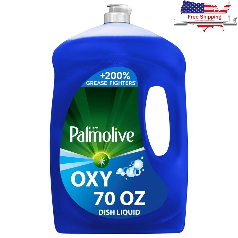 Ultra Oxy Dish Soap Grease Fighter Liquid Degreaser Fresh Scent 70oz Concentrate