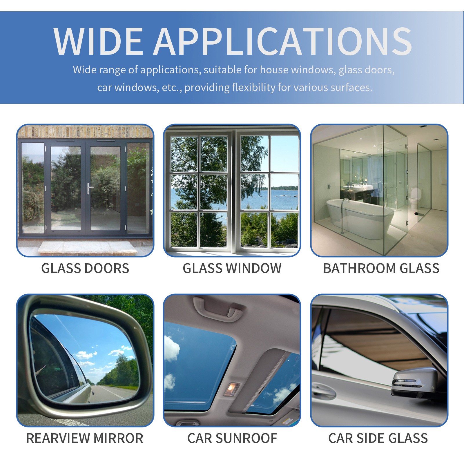 Reflective Window Spray, Window Spray for Home and Car, Glass Reflective Coating