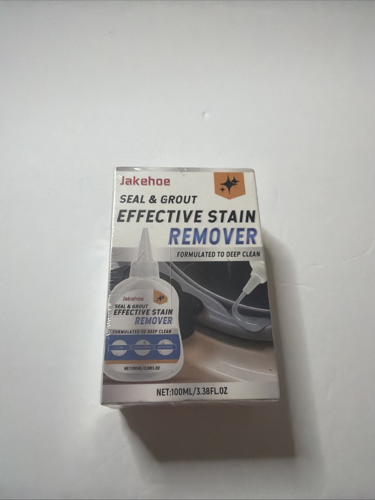 Jakehoe Seal & Grout Efective Stain Remover 100ml/3.38 Fl oz