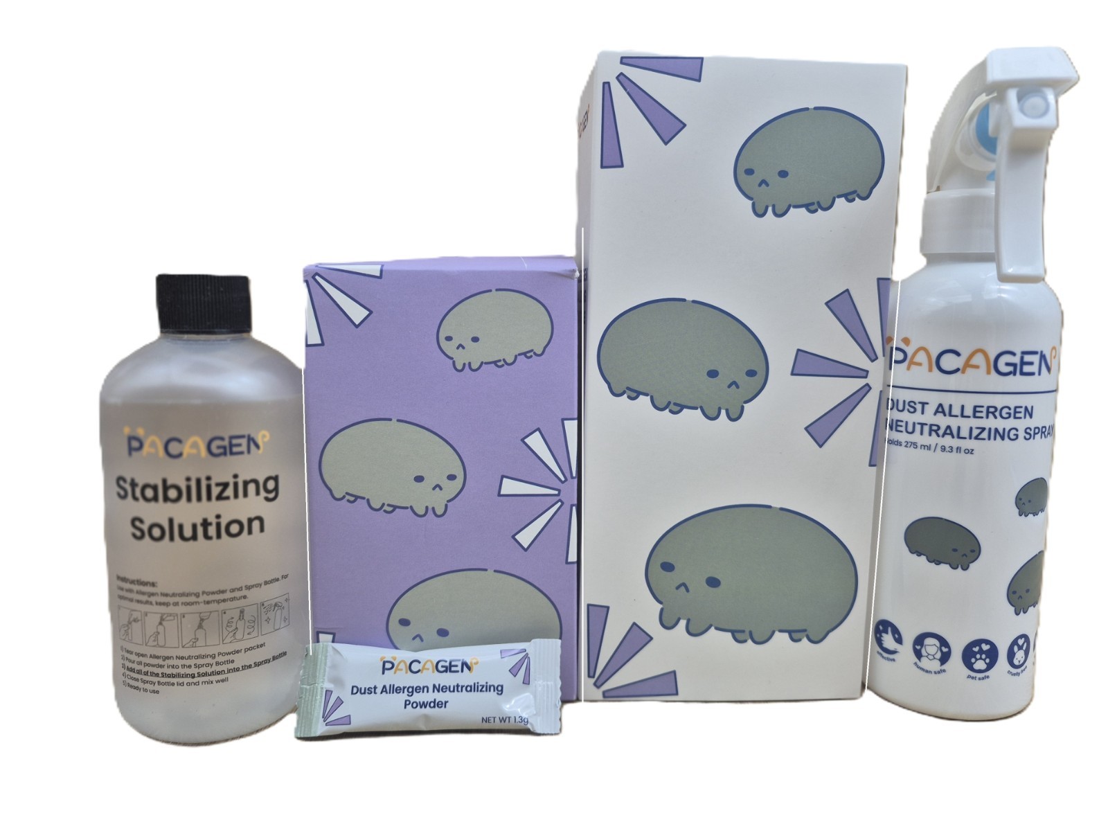 Dust Allergen Neutralizing Spray for People & Home Use – Fast Easy Pet Friendly