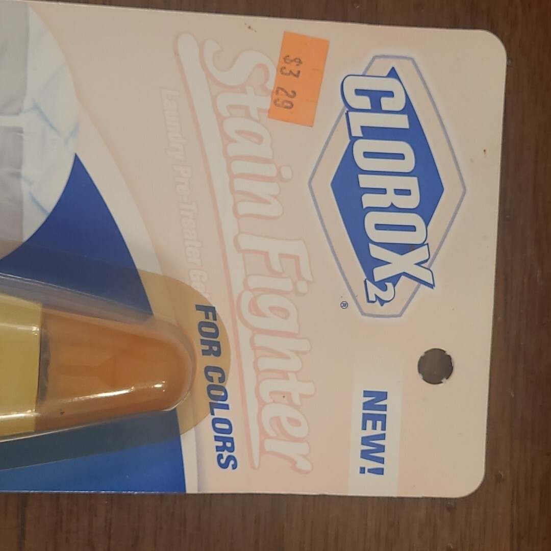Clorox 2 Stain Fighter For COLORS Laundry Pre-Treater GEL PEN FADED PACKAGE